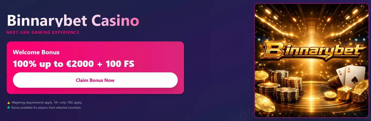 Binnarybet Casino Bienvenida